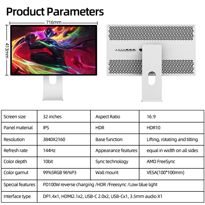 Kuycon P32K Gaming Monitor