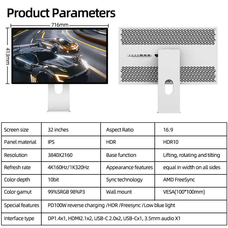 Kuycon P32T Gaming Monitor