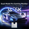 Kuycon W34KB 34" Ultrawide Dual-Mode Monitor, 5K2K 180Hz / WFHD 360Hz, 1ms, HDR 600