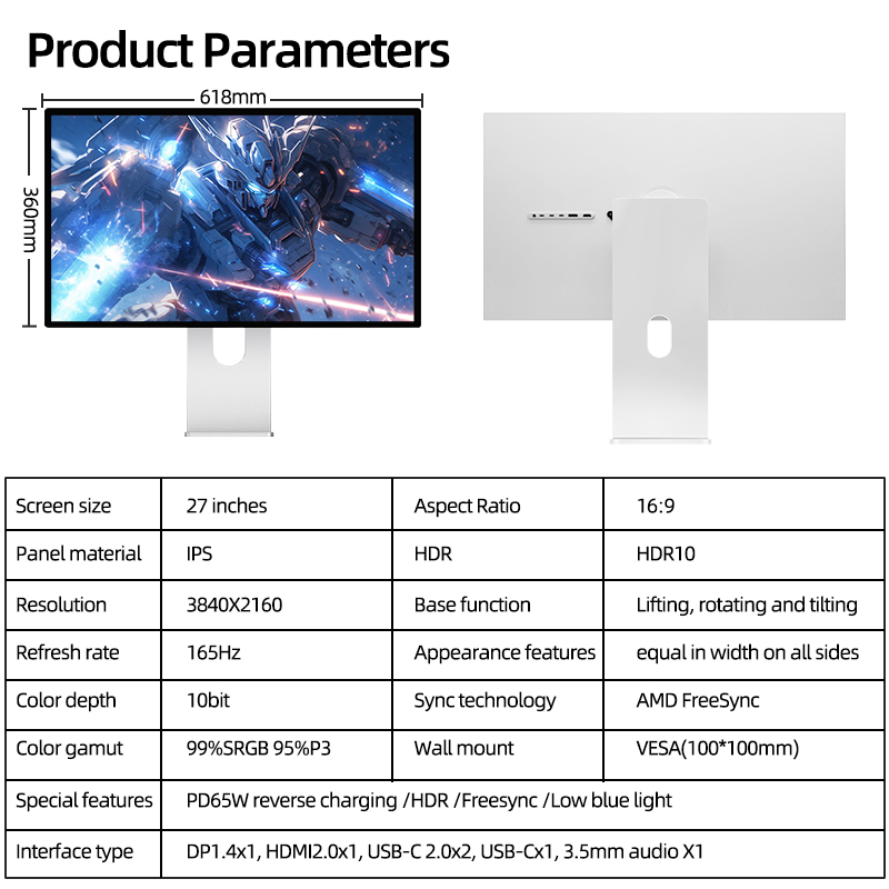 Kuycon Q27A Gaming Monitor