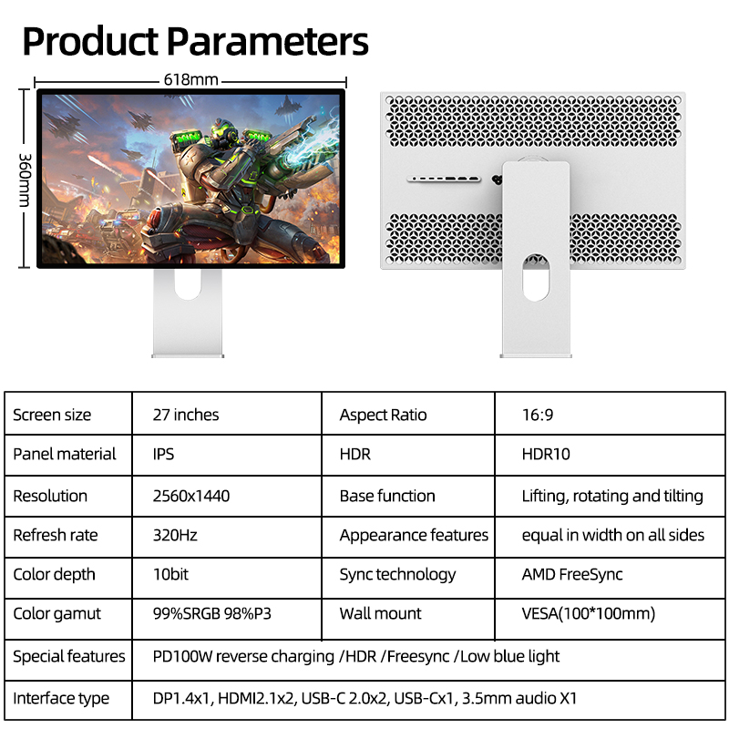 Kuycon P27S Gaming Monitor