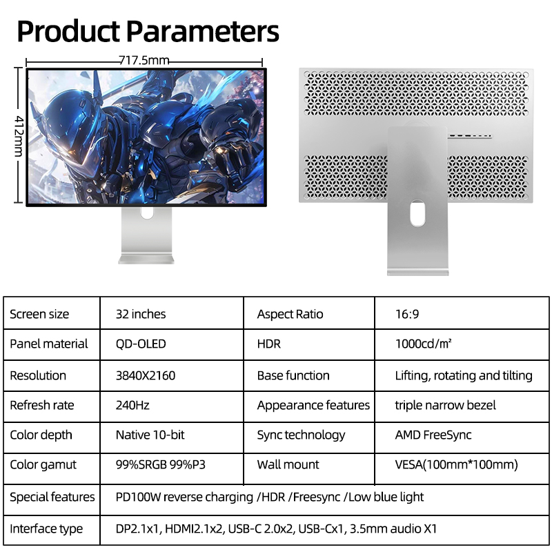 Kuycon Q32S QD-OLED Monitor